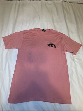 Stussy Archive Chapter Tee Los Angeles Pink Size Medium New Cut Tag